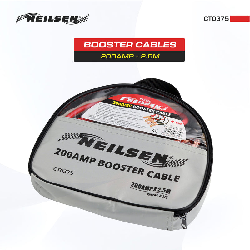 CT0375 - 200amp Booster Cables - 2.5M