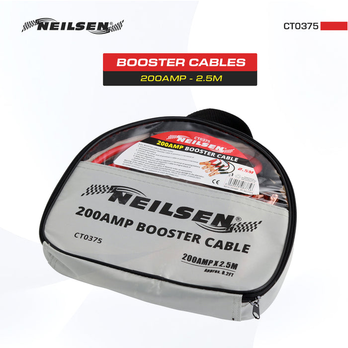 CT0375 - 200amp Booster Cables - 2.5M