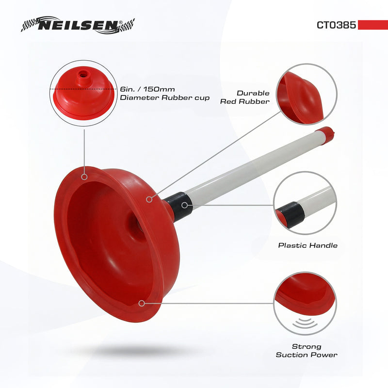 CT0385 - 6in Rubber Plunger