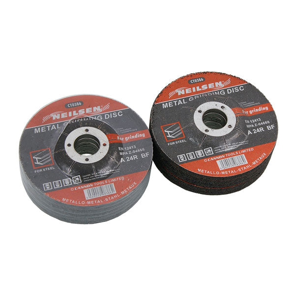 CT0386 - 4.5in 115mm Grinding Discs 10pc