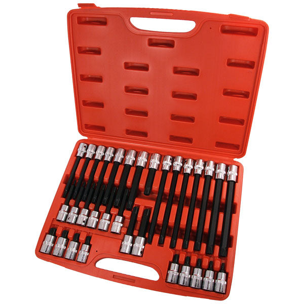 Poly Drive Ribe Bit CT0396 - 32pc 1/2in DR Ribe Bit Set — Neilsen Tools