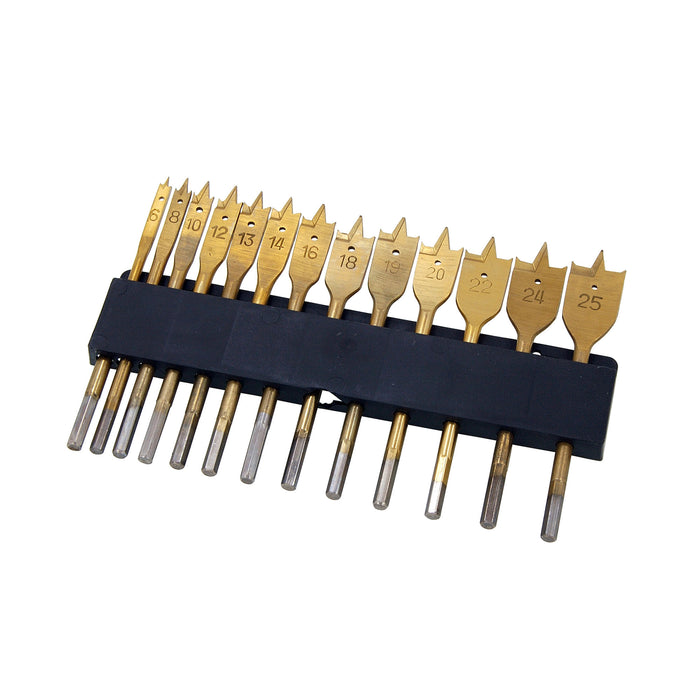 CT0411 - 13pc Flat Wood Drill Bits
