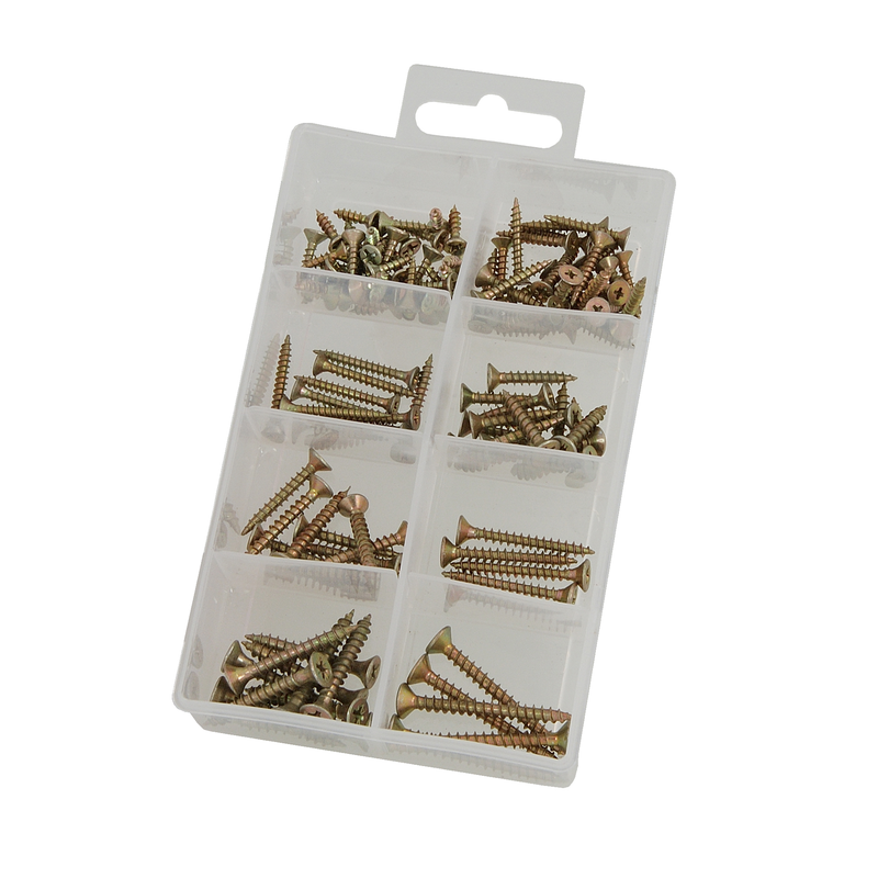 CT0452- 120pc Wood Screw Set - Assorted