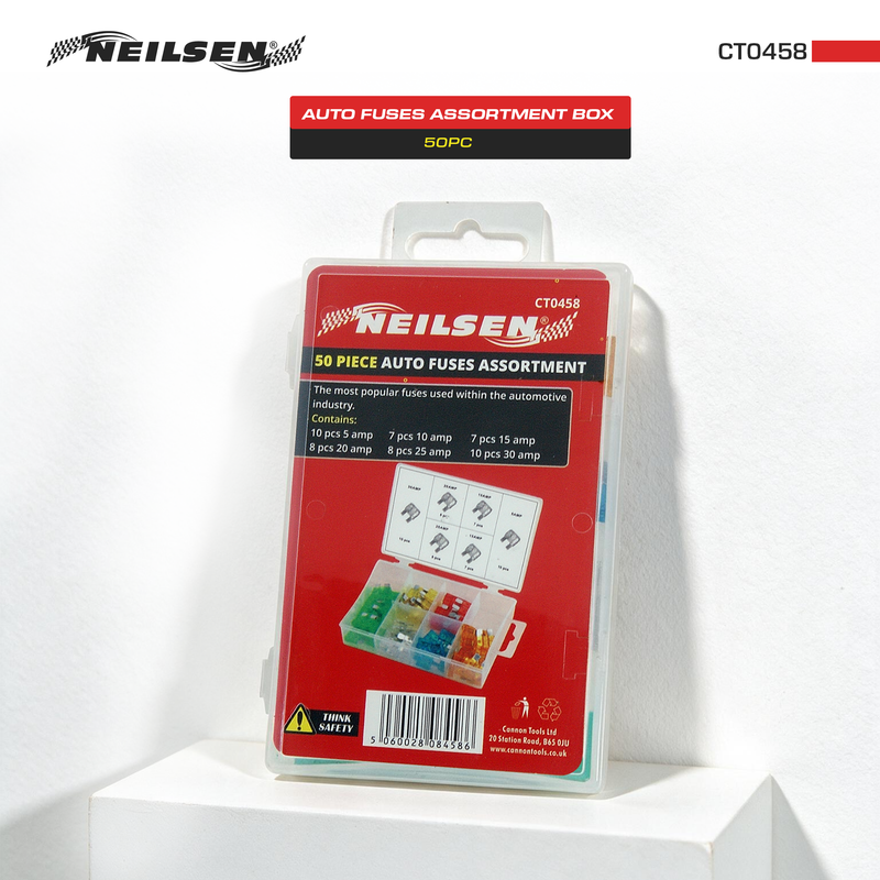 CT0458 - Auto Fuses  Assortment Box 50pc