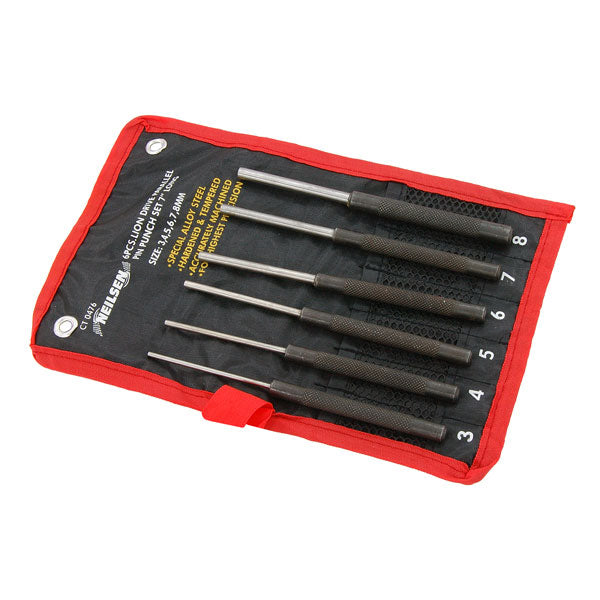 CT0476 - 6pc Long Pin Punch Set