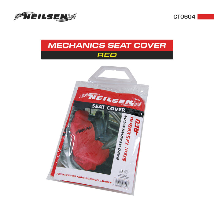 CT0604 - Mechanics Seat Cover in Red