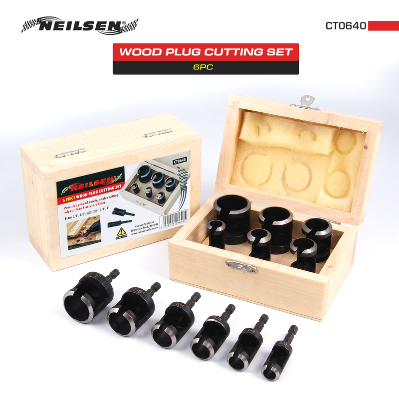 CT0640 - 6pc Wood Plug Cutting Set