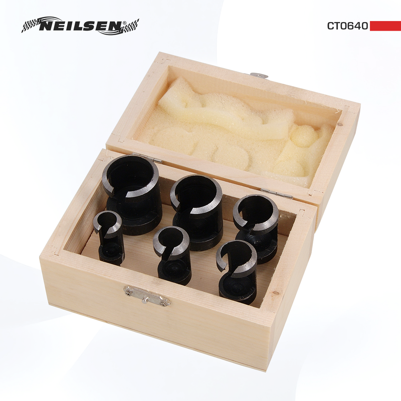 CT0640 - 6pc Wood Plug Cutting Set