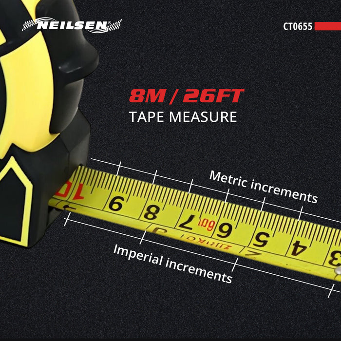 CT0655 - 8M / 26ft Tape Measure