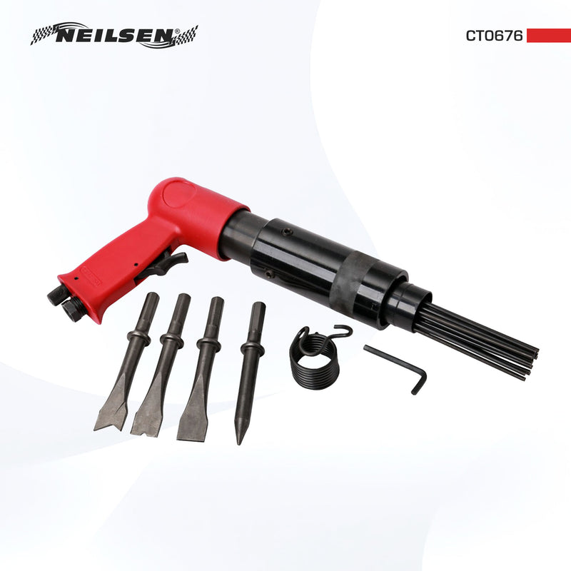 CT0676 - 1/4in  Air Hammer & Descaler Needle Gun Tool Kit
