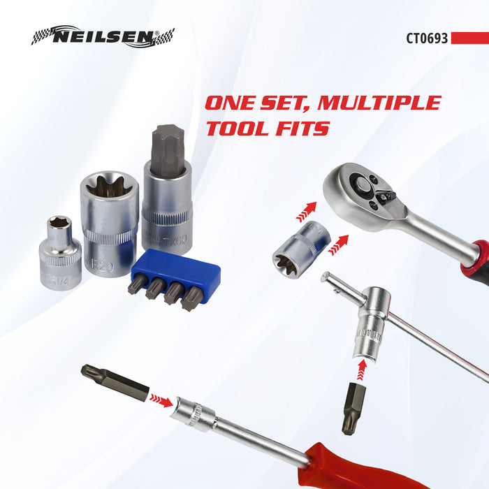 CT0693 - 27pc Star Socket & Bit Set