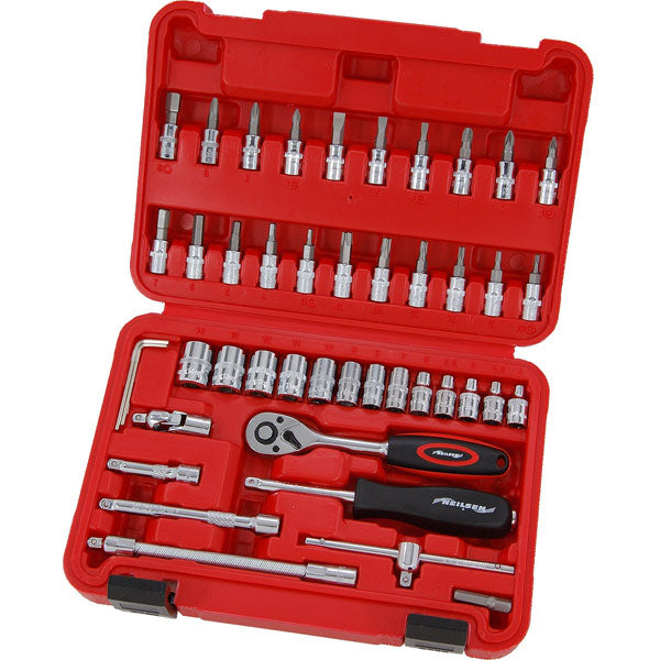 CT0746  - 46pc 1/4in DR Socket and Bit Set