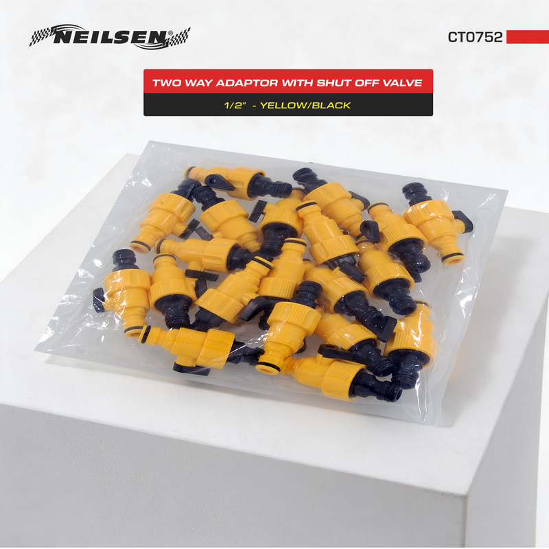 CT0752 - Hose Connector With 2 Way Adaptor 20pcs