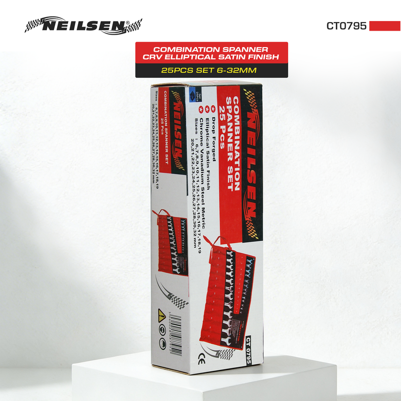 CT0795 - 25pc Combination Spanner Set