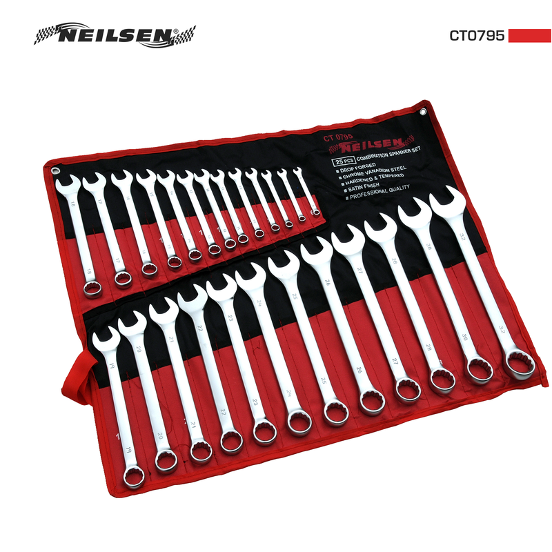 CT0795 - 25pc Combination Spanner Set