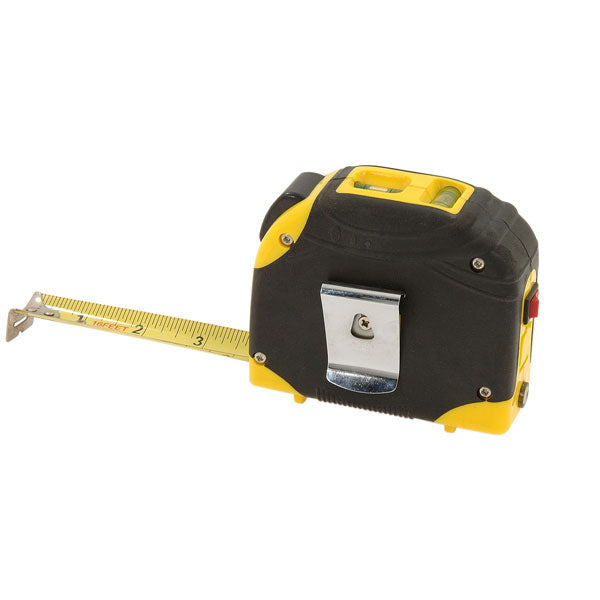 CT0802 - 5m Tape Measure - 5m x 25mm With Laser / Multi-Function (Clearance)