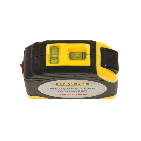 CT0802 - 5m Tape Measure - 5m x 25mm With Laser / Multi-Function (Clearance)