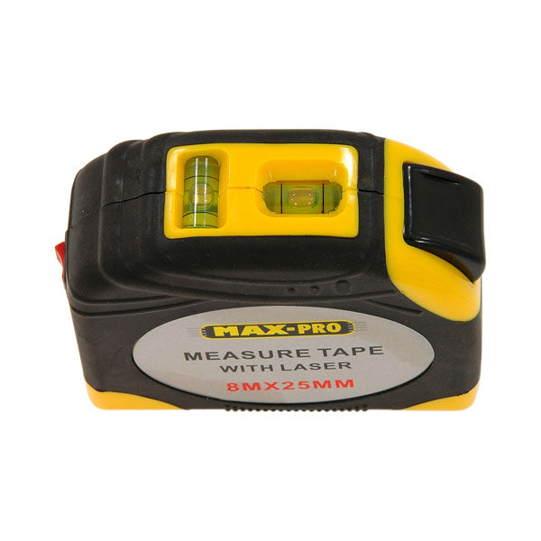 CT0803 -  8m Tape Measure - 8m X 25 mm With Laser / Multi-Function (Clearance)