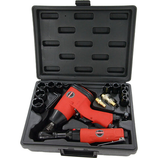 thumbnail image 2 of Neilsen 13-Piece Air Socket & Ratchet Impact Wrench Set – Compressor Tool Kit (CT0870) 2 of 6