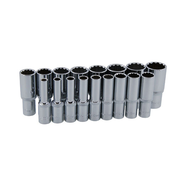 CT0874 - 17pc 3/8in DR Deep Socket Set — Neilsen Tools