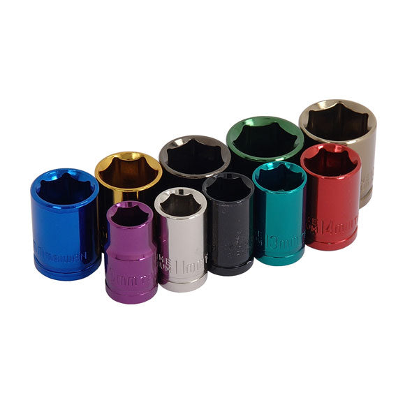 CT0907 - 10pc 3/8in DR Wall Drive Socket Set