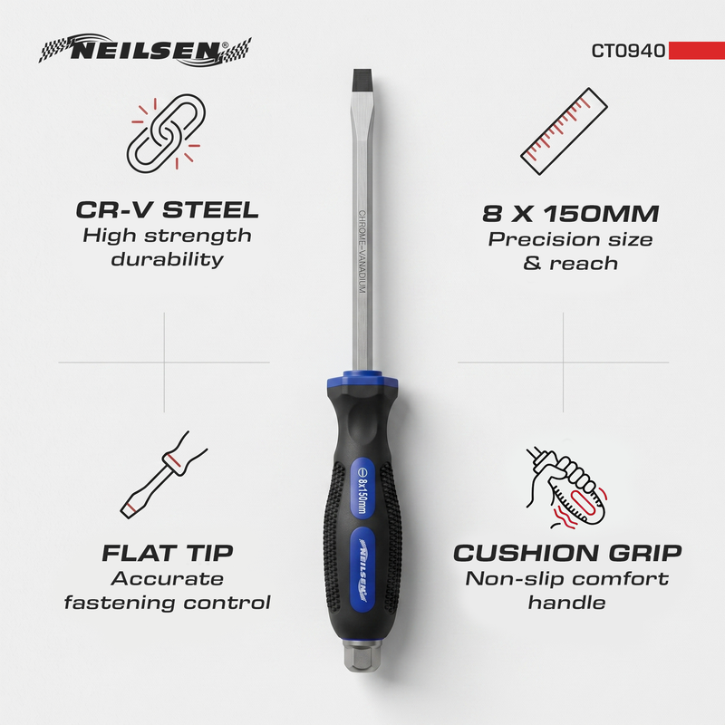 CT0940 - 8mm Flat Screwdriver