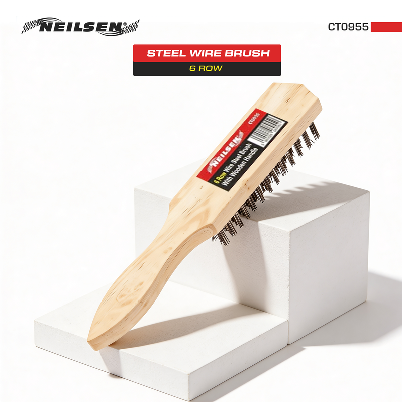 CT0955 - Steel Wire Brush 6 Row