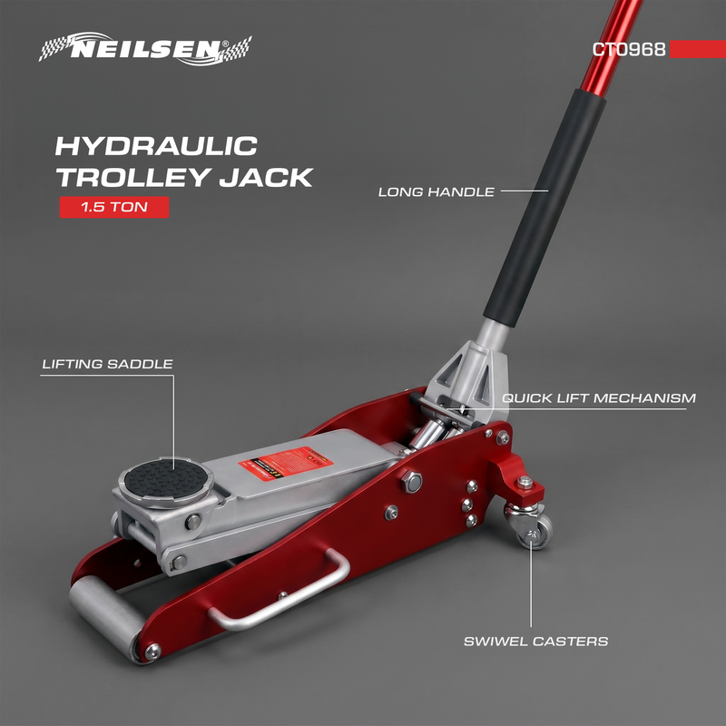 CT0968 - Floor Trolley Jack - 1.5Ton