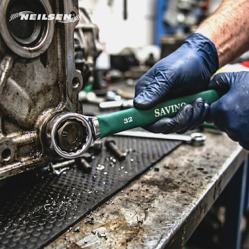 CT0985 - 25pc Green Dip Combination Spanner Set