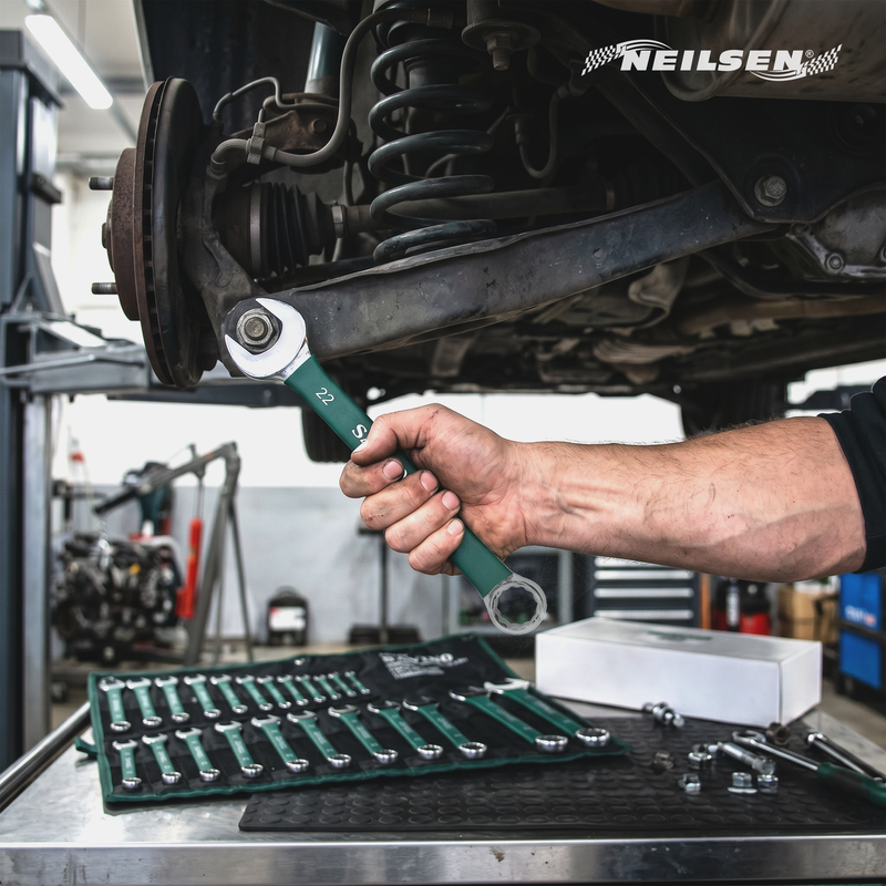 CT0985 - 25pc Green Dip Combination Spanner Set