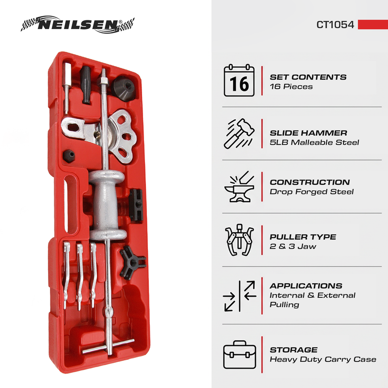 CT1054 - 16pc Slide Hammer Set