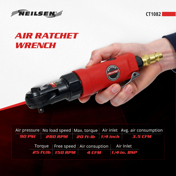 CT1082  - Air Ratchet 1/4 Inch Drive