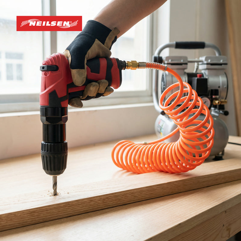 CT1086 - 3/8in  Keyless Reversible Air Drill, 10mm