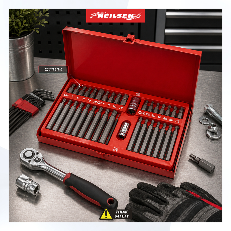 CT1114 - 40pc Hex, Spline & Star Bit Set  Reduced To Clear