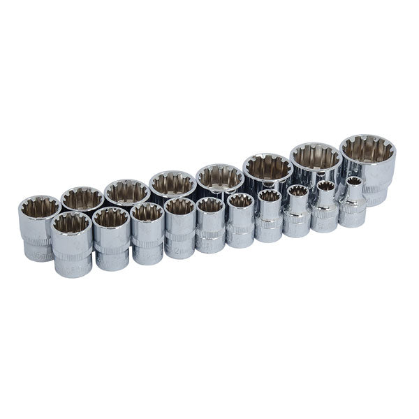 CT1116 - 18pc 3/8in DR Multi-Fit Socket Set — Neilsen Tools