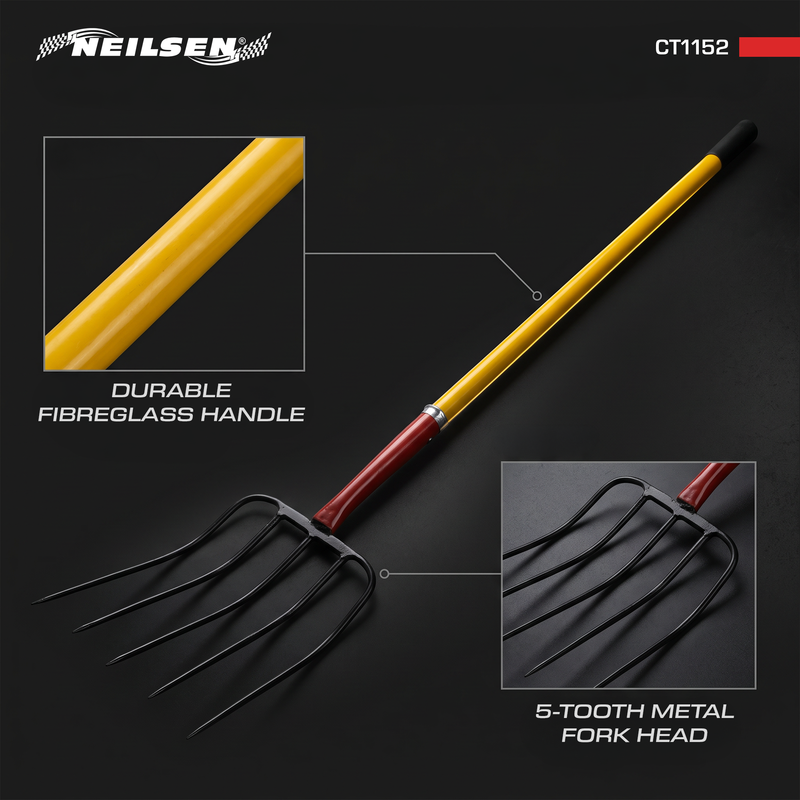CT1152 - Garden Fork Fibre Glass Handle Muck Fork