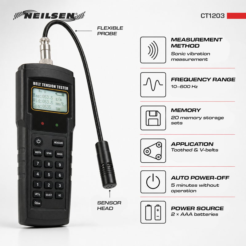 CT1203 - Sonic Belt Tension Tester