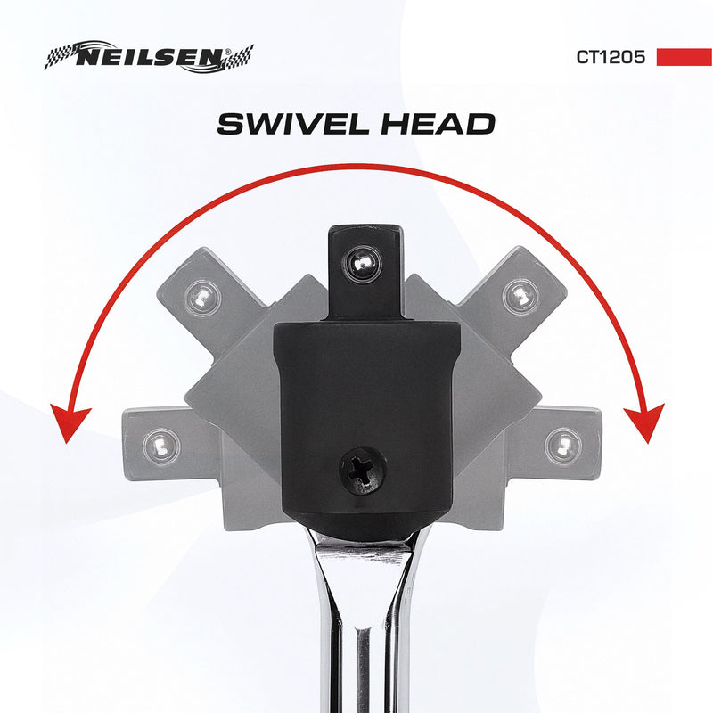 CT1205 - 3/8 Inch Drive Power Bar With Swivel Head