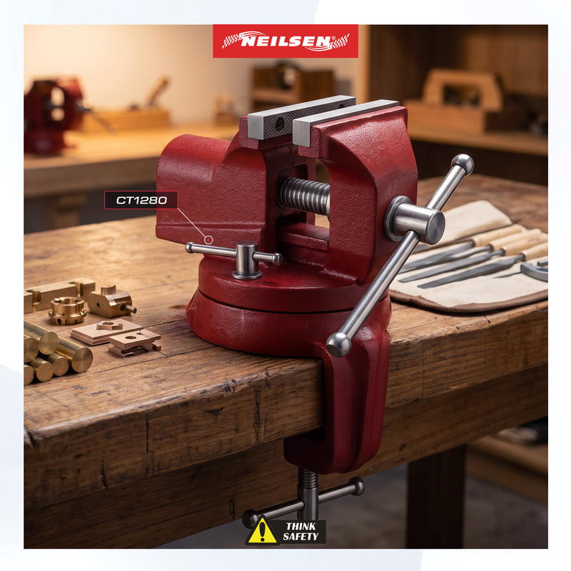 CT1280 - Swivel Base Vice With Clamp 2" 50mm