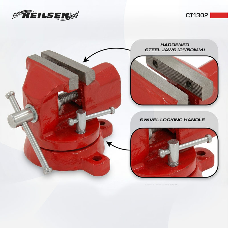 CT1302 - Swivel Base Vice 2" 50mm