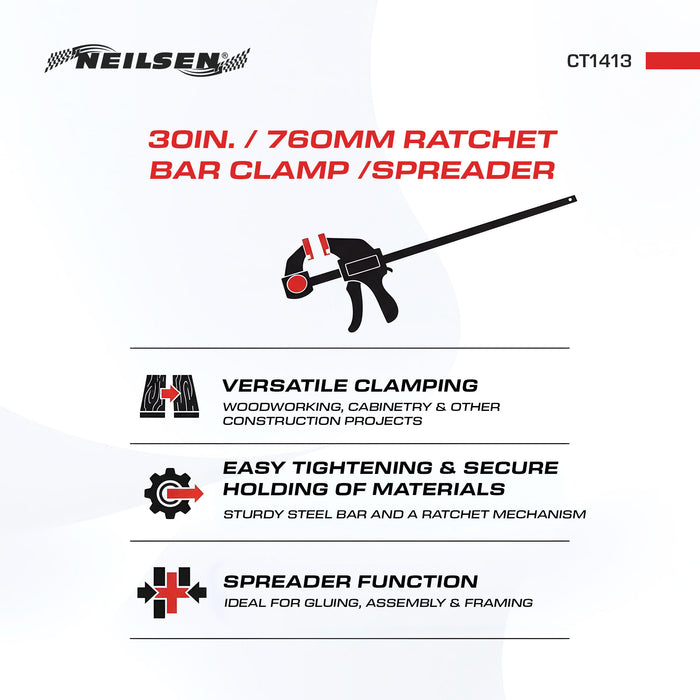 CT1413 - 30in Ratchet Bar Clamp