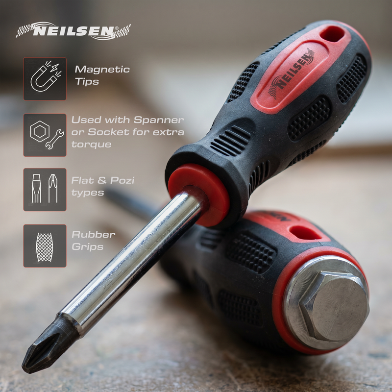 CT1427 - 12pc Pound Thru Screwdriver Set