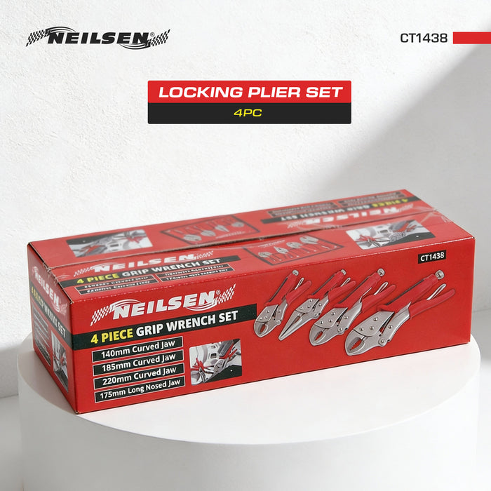 CT1438 - 4pc Locking Plier Set