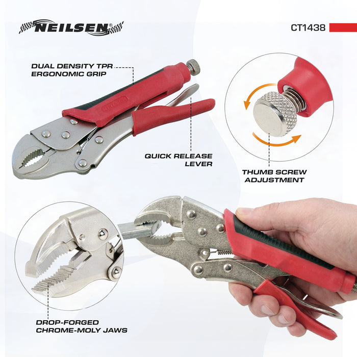 CT1438 - 4pc Locking Plier Set