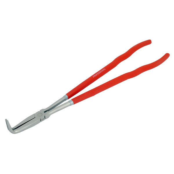 thumbnail image 2 of Cal-Hawk 11-Inch Long Bent 90-Degree Needle Nose Pliers - Matte Handle - CPL16LBB 2 of 5