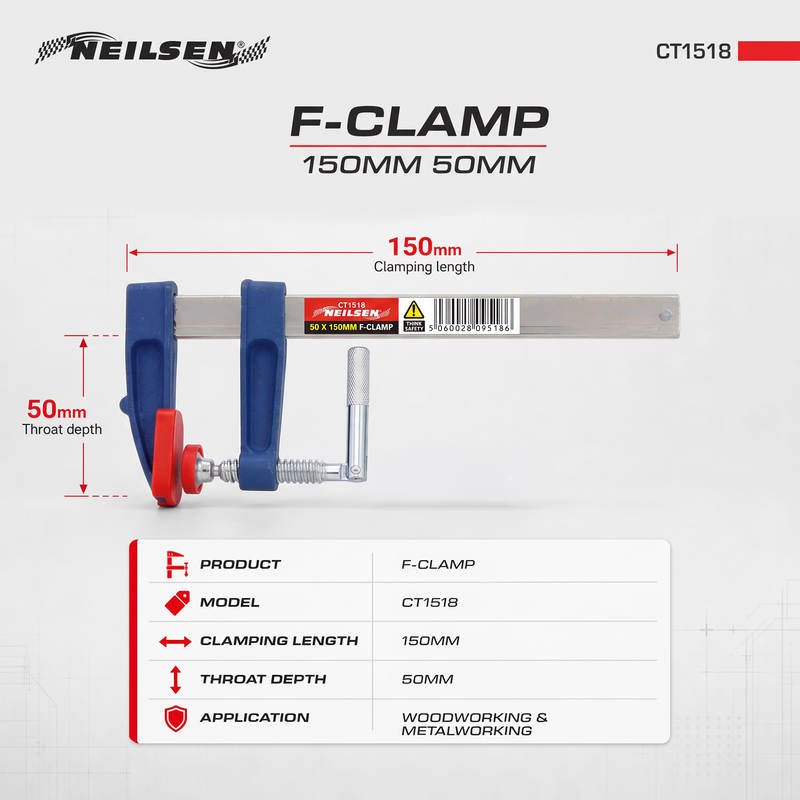 CT1518 - F-Clamp 150 x 50mm