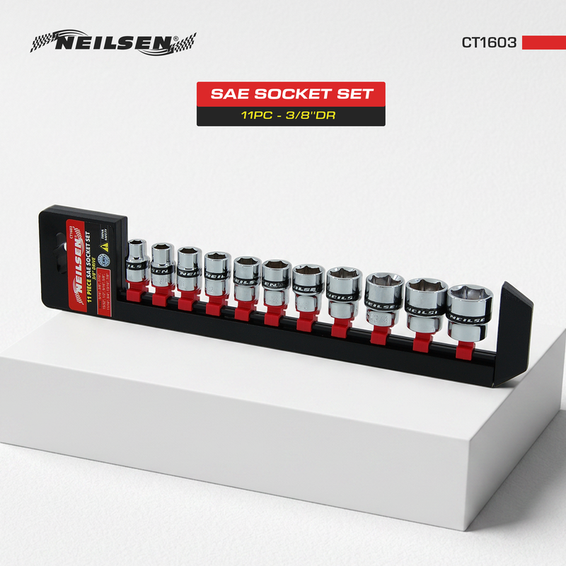 CT1603 - 11pc 3/8in DR SAE Socket Set