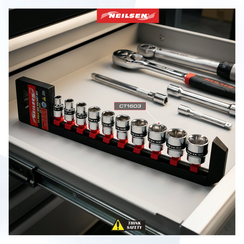 CT1603 - 11pc 3/8in DR SAE Socket Set