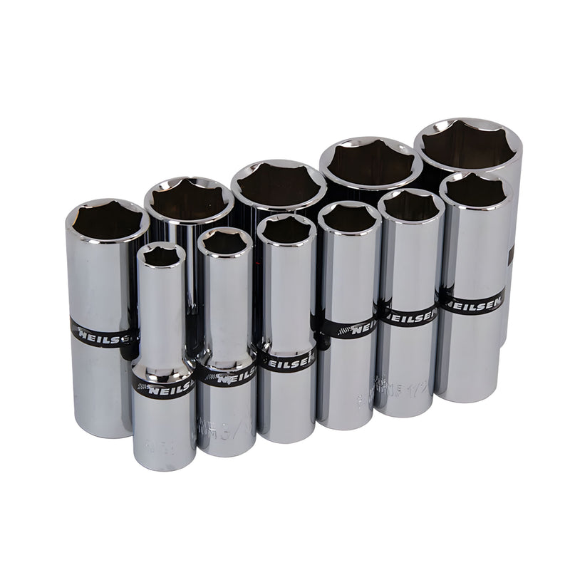 CT1604 - 11pc 3/8in DR SAE Deep Socket Set