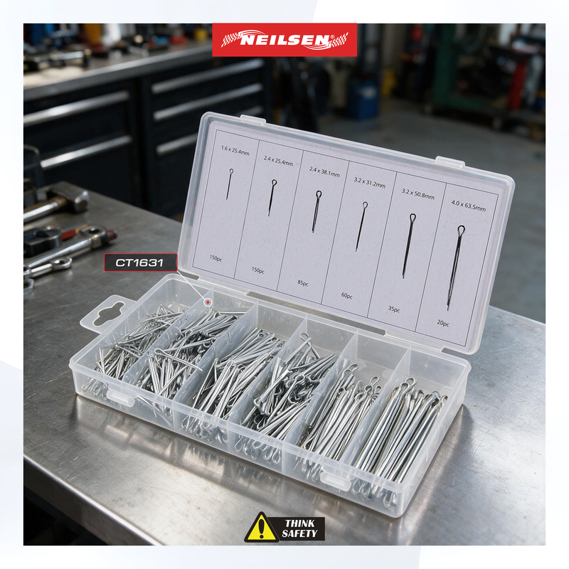 CT1631 - 500pc Cotter Pin Set - Assorted
